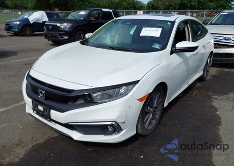 2019 Honda Civic Ex z USA, uszkodzony, nr VIN 19XFC1F35KE203291